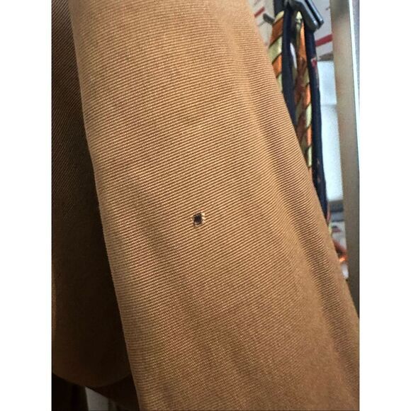 Columbia Men's Khaki Tan Insulated Thick Flannel Winter Jacket Size Medium - Picture 4 of 10